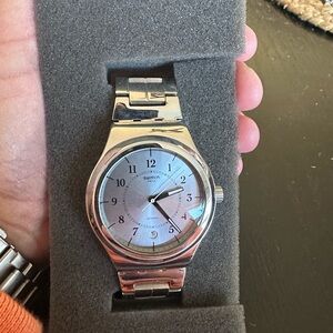 Swatch Silver Dial Automatic 42mm watch